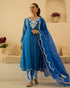 Blue Jasmine – Dori Embroidered A-Line Suit Set